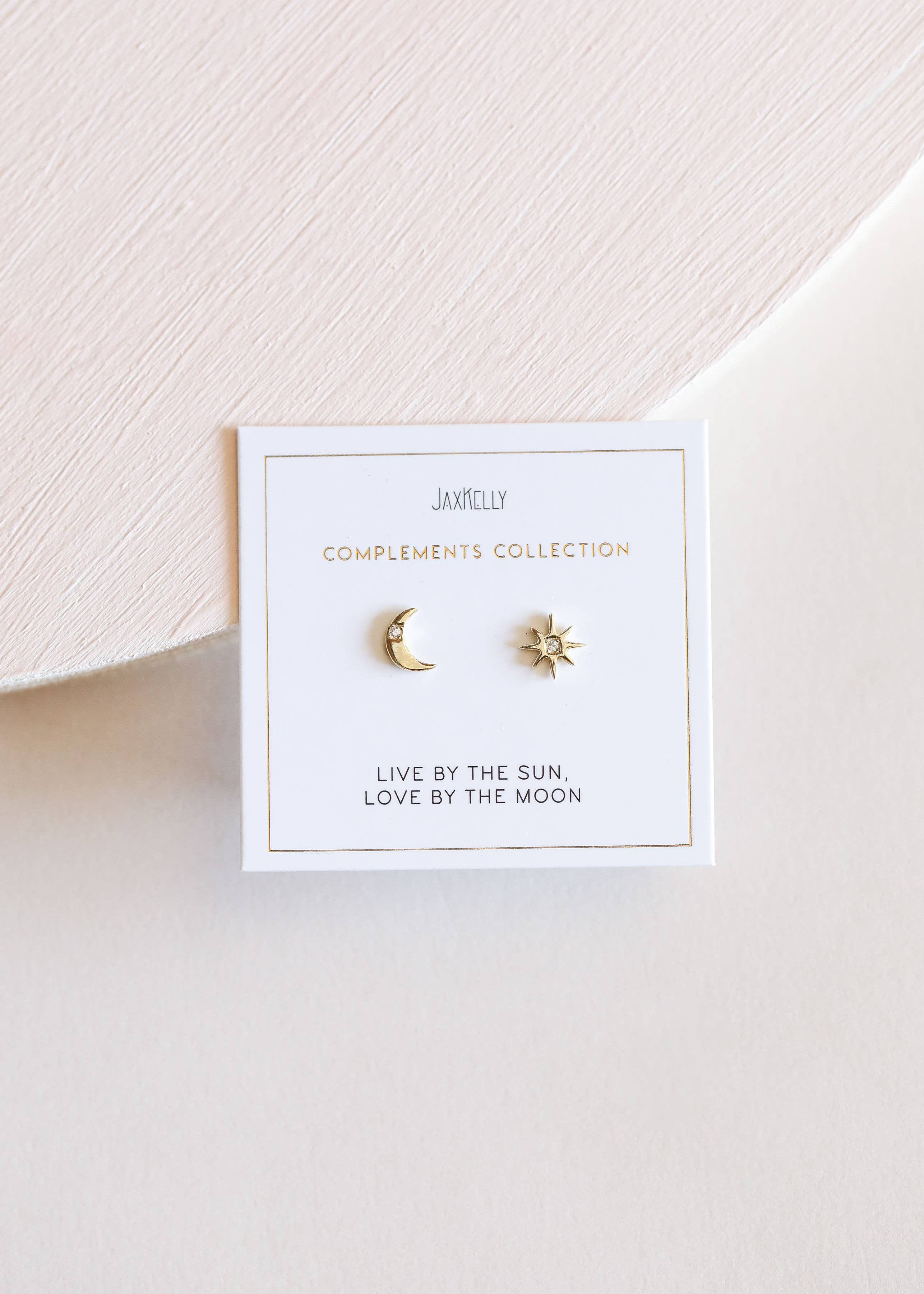 Sun & Moon Gold Earrings