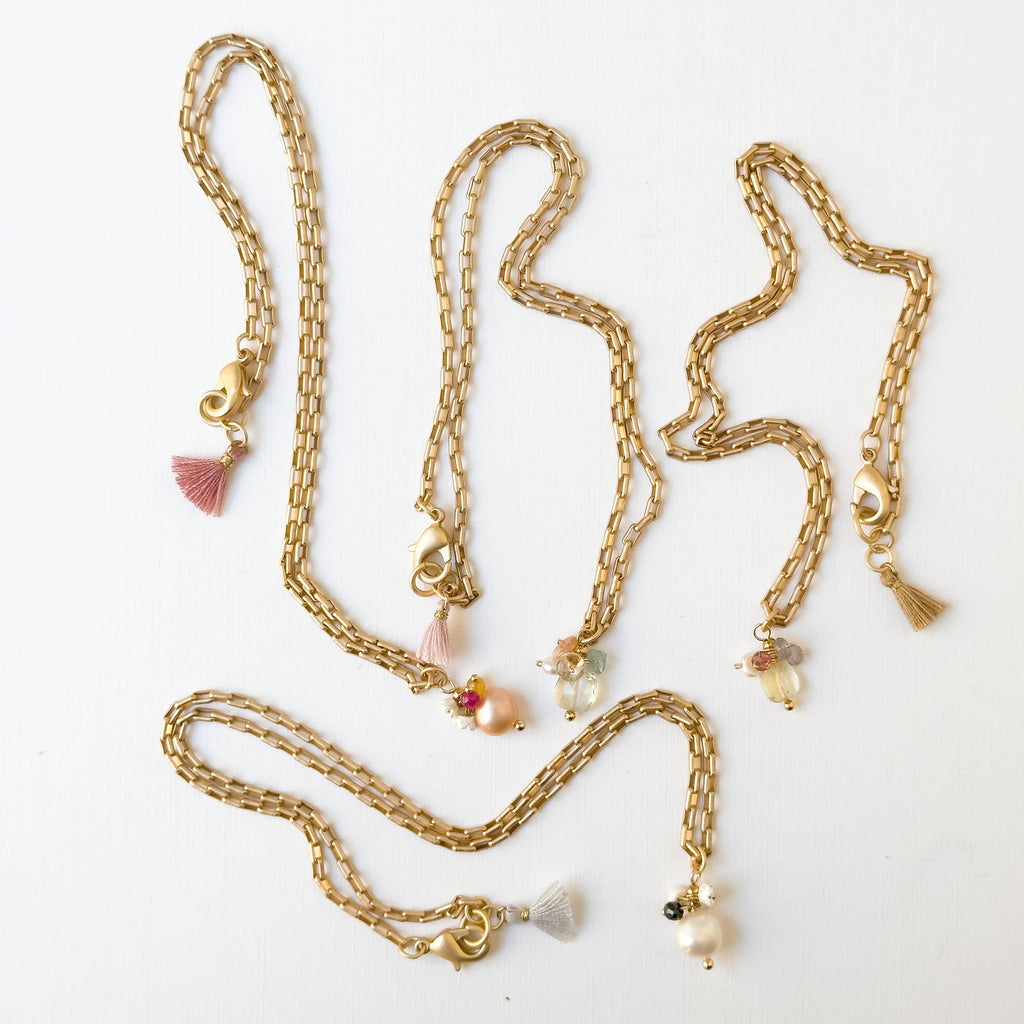 Gold Paperclip Chain Necklace