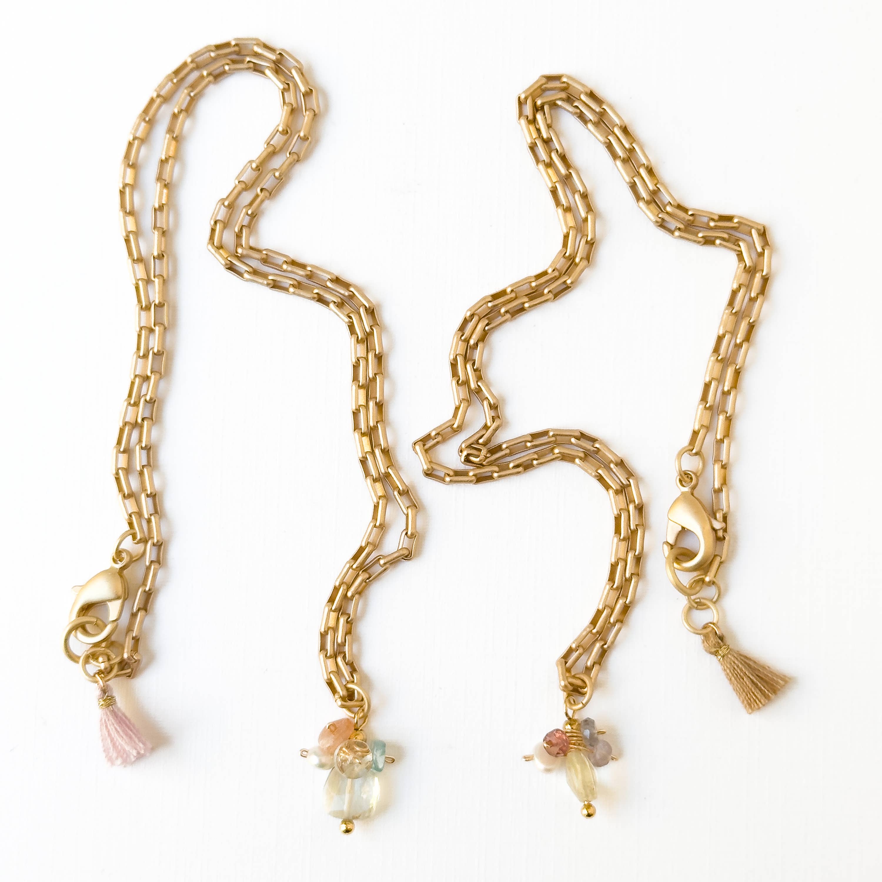 Gold Paperclip Chain Necklace