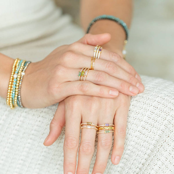 Pave Adjustable Ring