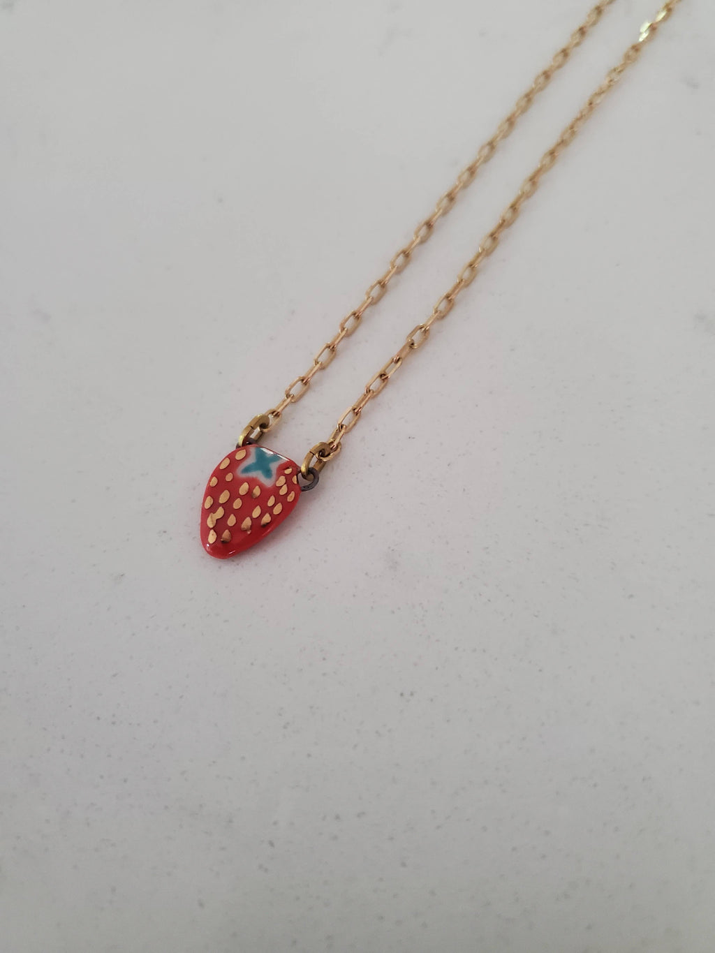 Pendant Necklace | Strawberry