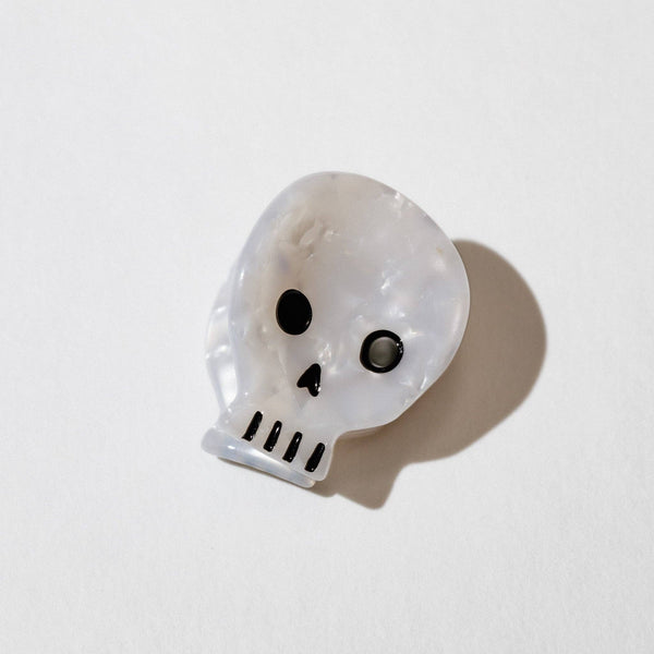 Small Halloween Skull Hair Claw Clip