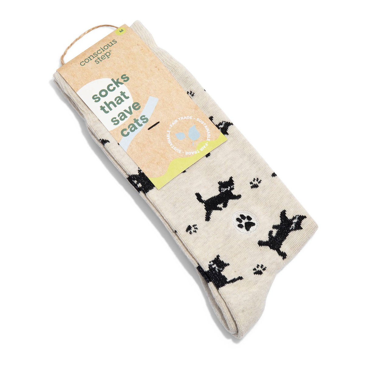 Socks that Save Cats | Beige Cats