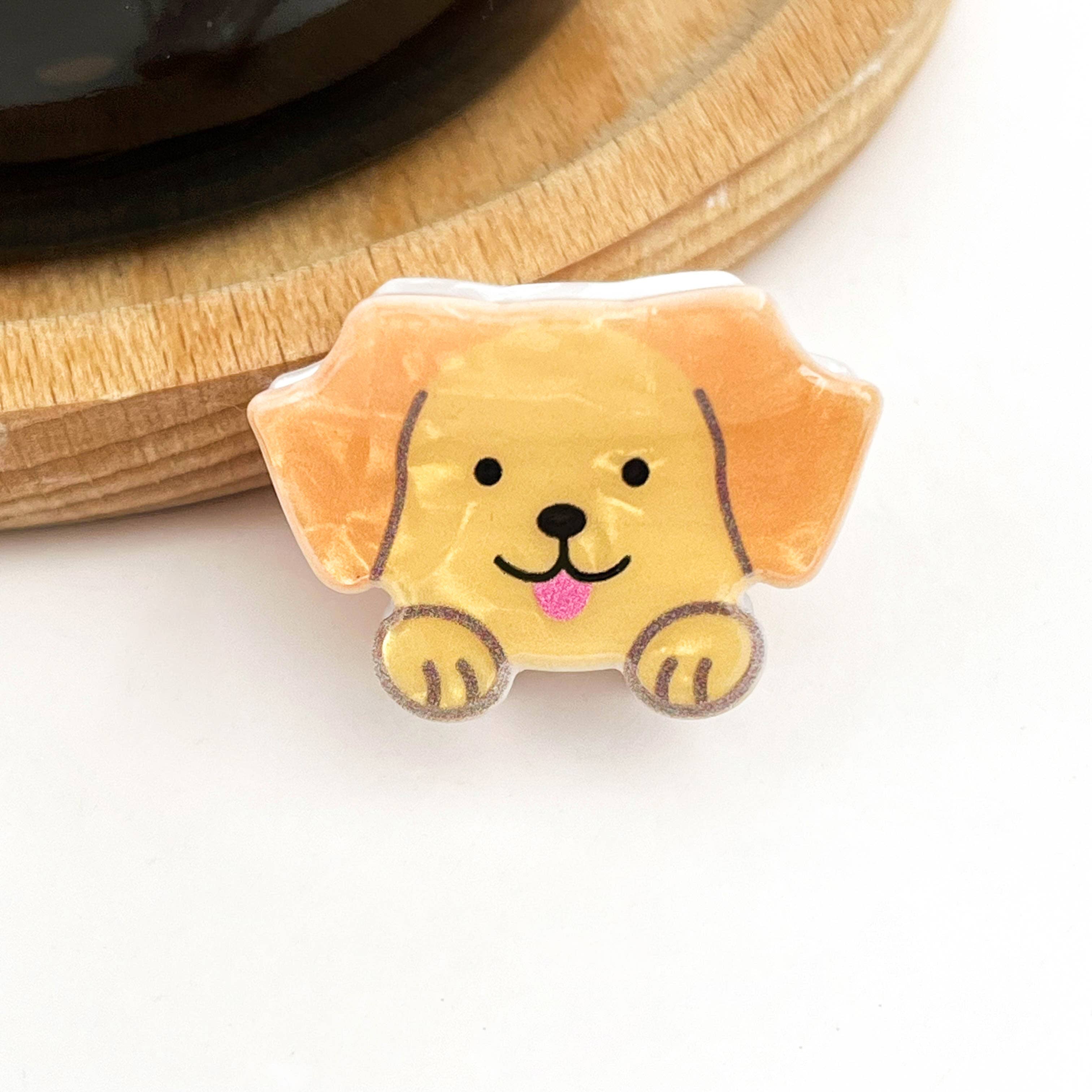 TheDivaSoap - Mini Dog Series Hair Claw Clips, Cute Puppy Animal Hair Clip