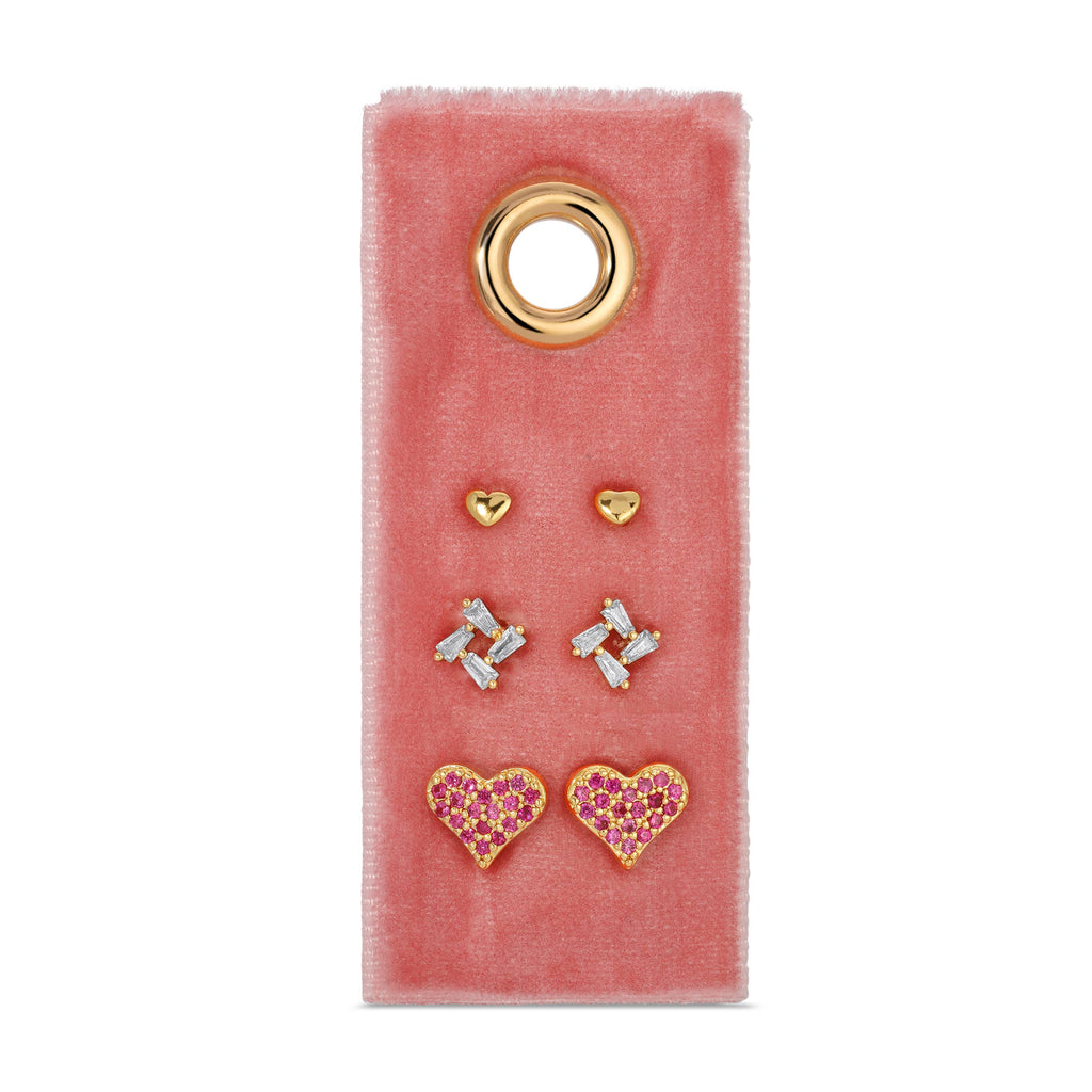 Heart Earrings Gift Set