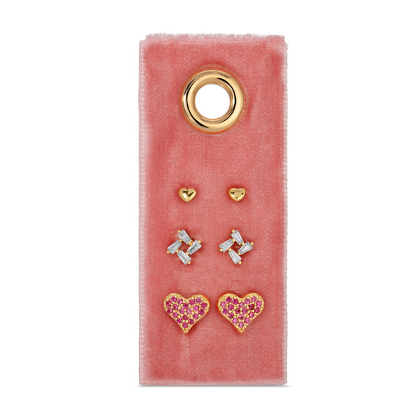 Heart Earrings Gift Set