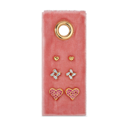 Heart Earrings Gift Set