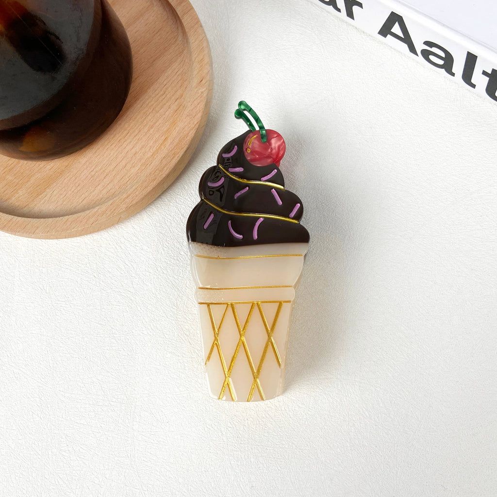 TheDivaSoap - Ice Cream Acetate Hair Clip
