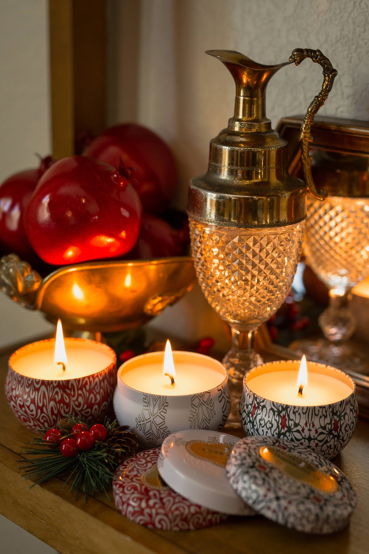 Holiday Trio 4 oz Candle Tins