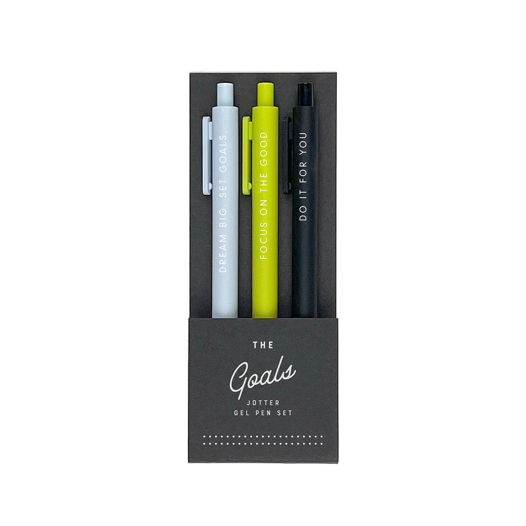 The Goals Jotter Gel Pens
