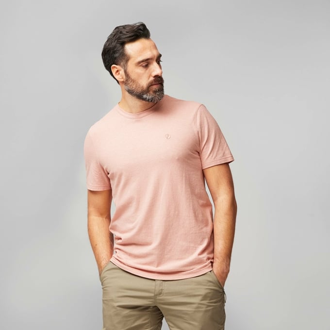Men's Hemp Blend Tee | Chalk Rose