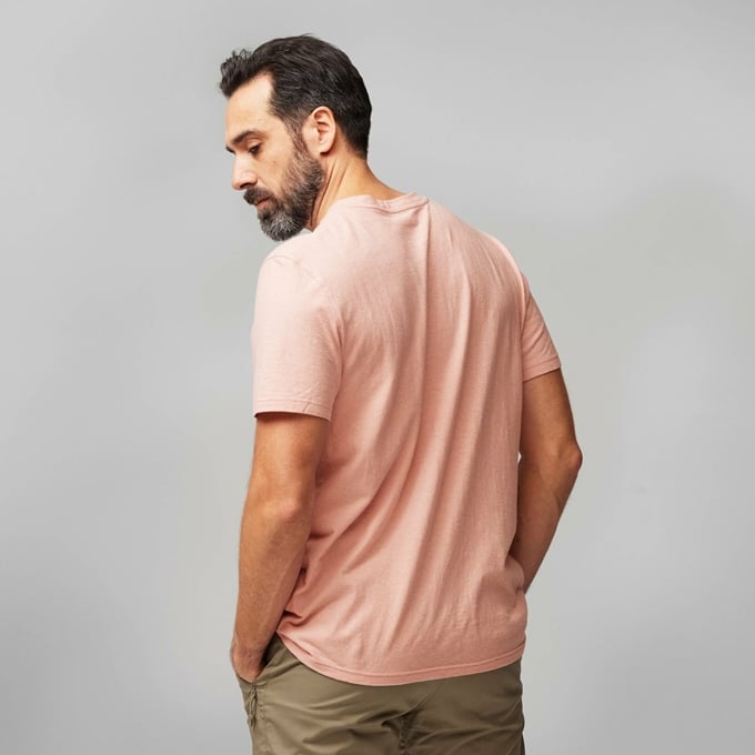 Men's Hemp Blend Tee | Chalk Rose