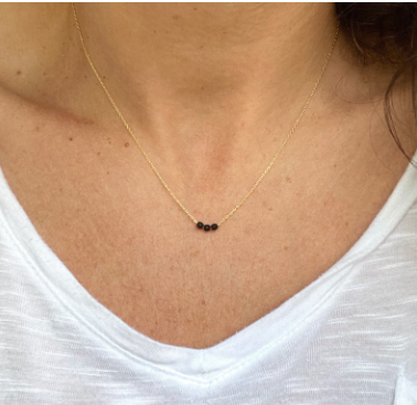 Tourmaline Necklace | Gold
