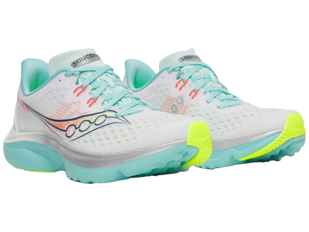 Women's  Kinvara 16 | White/Aqua