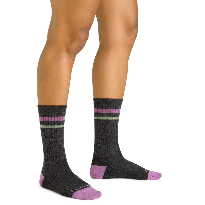 Women's Letterman Crew  | Pewter