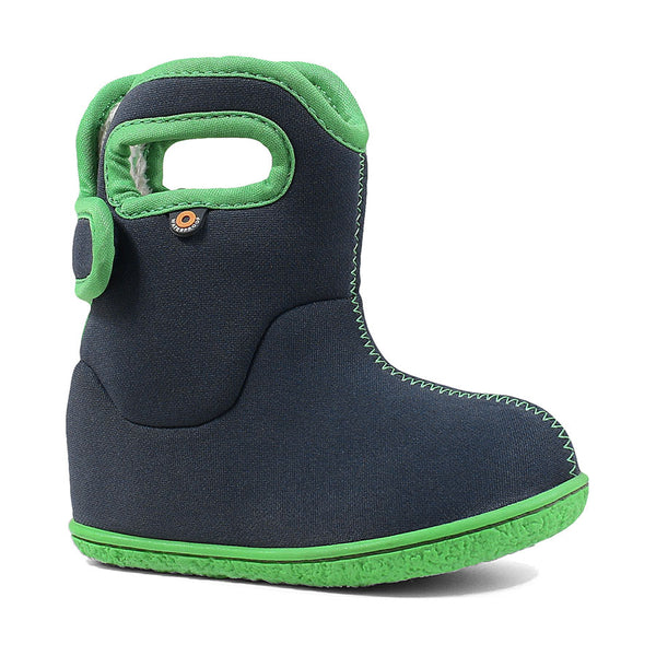 Baby Bogs Solid | Navy/Green