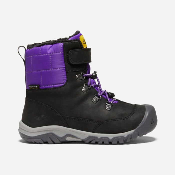 Youth Greta Boot | Black/Purple