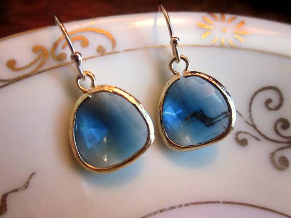 Sapphire Blue Earrings