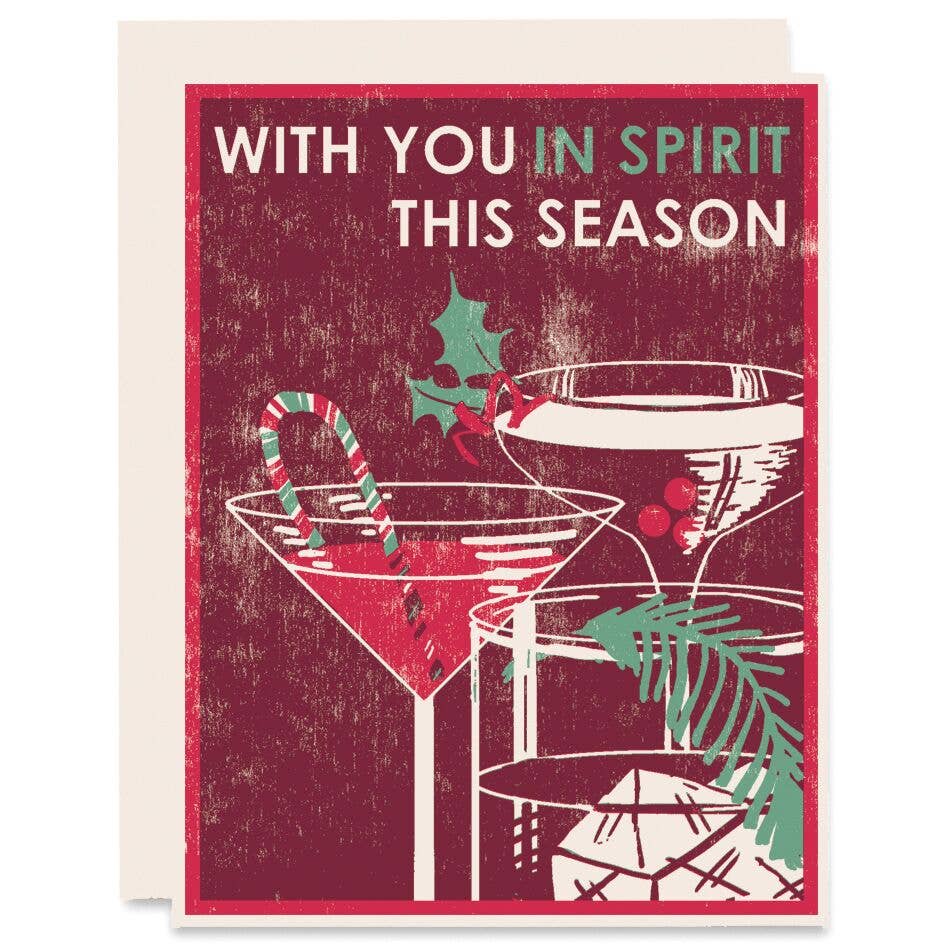 With You In Spirit Holiday Card