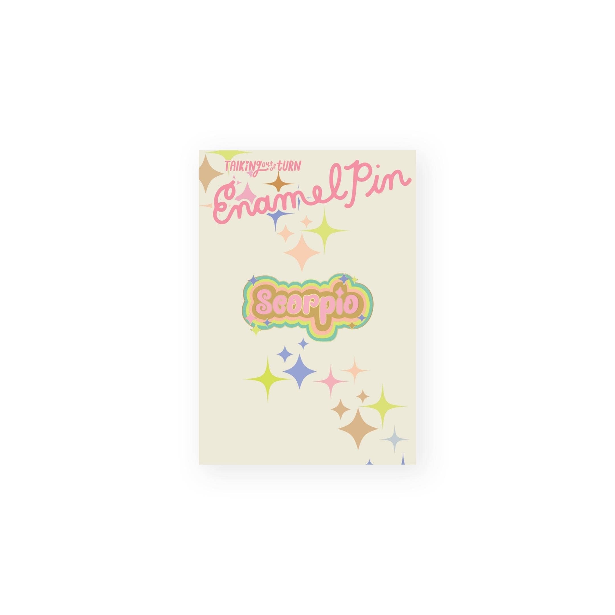 Zodiac Enamel Pin | Scorpio