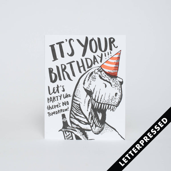 Birthday Card | Party T-Rex