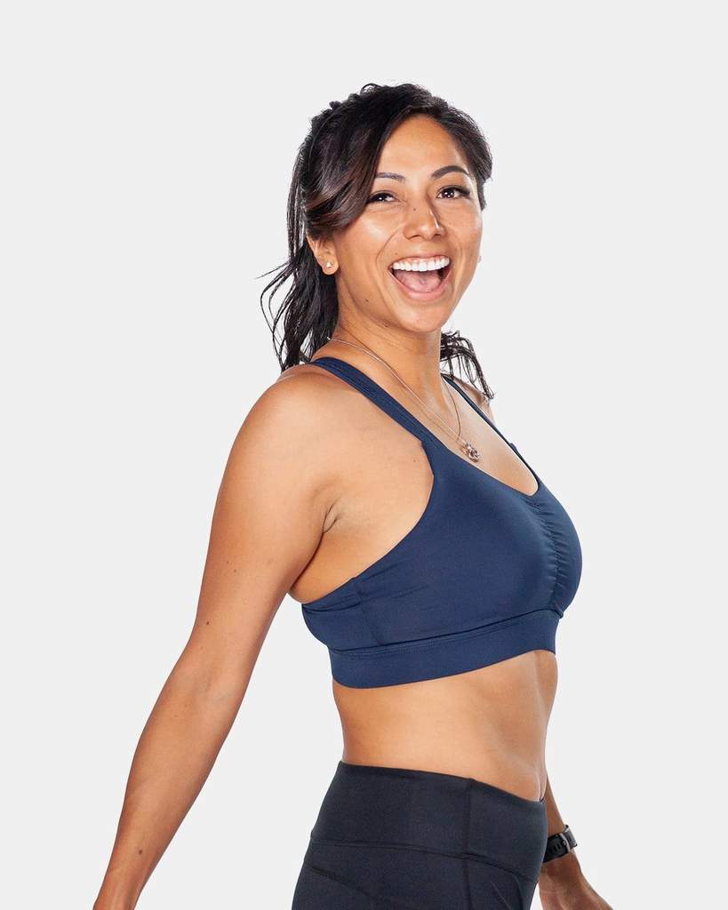 Y-Back Bra | Night Swim Navy