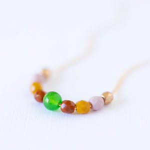 Tiny Gold Filled Bead Necklace