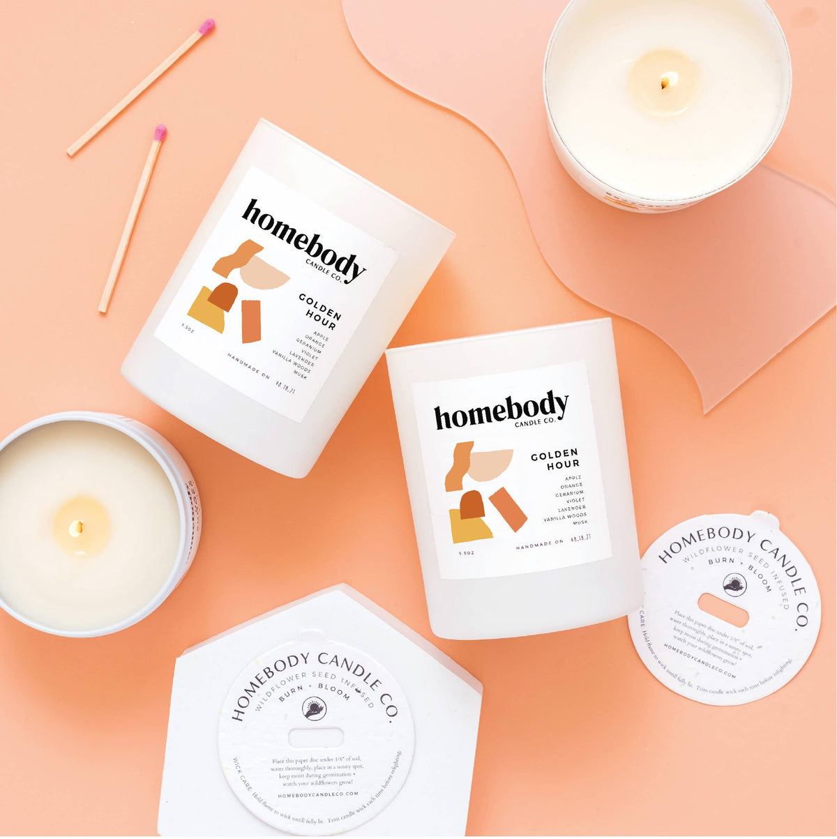 Burn + Bloom Candle | Golden Hour