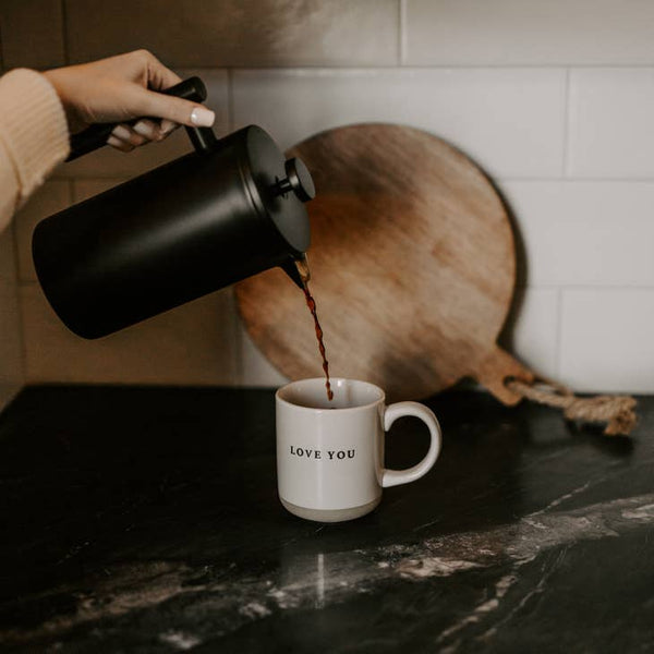 Cream Coffee Mug |  Love You