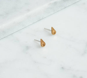 Tiny Starburst Teardrop Studs