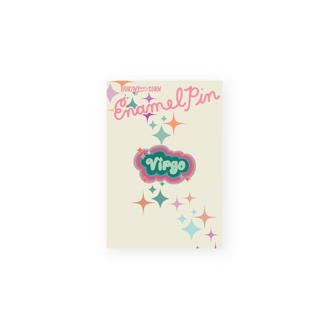 Zodiac Enamel Pins: Virgo