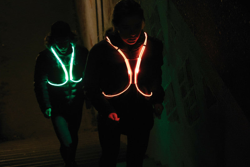 Optic Beam Flashing Vest | Bright Pink