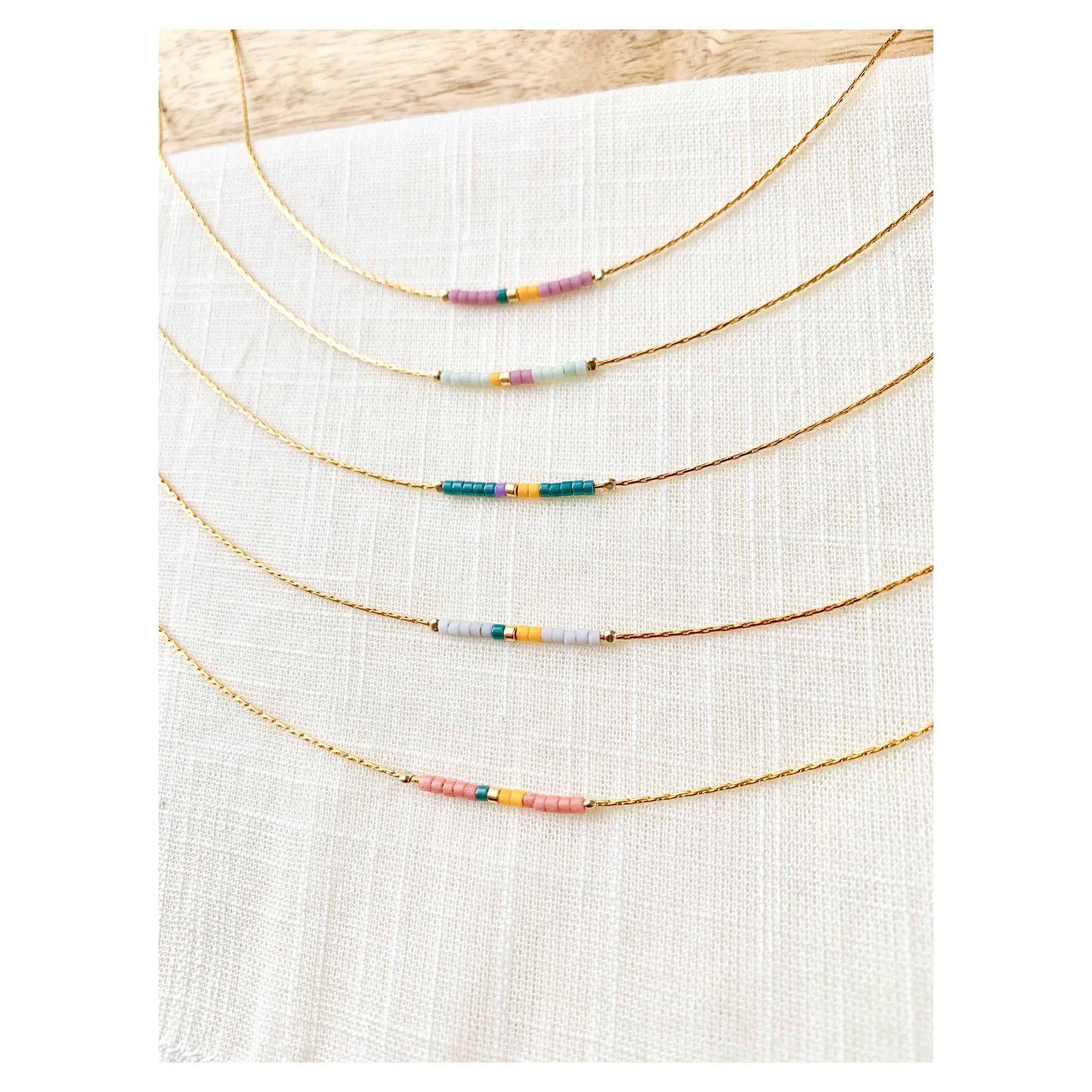 Colorful Minimalist Necklace