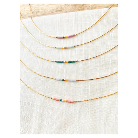 Colorful Minimalist Necklace