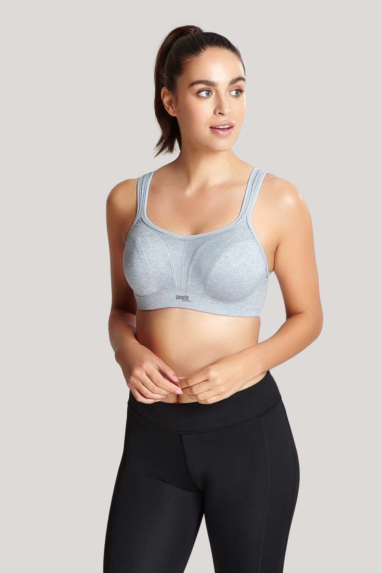 Highest-Impact Sports Bra | Grey Marl