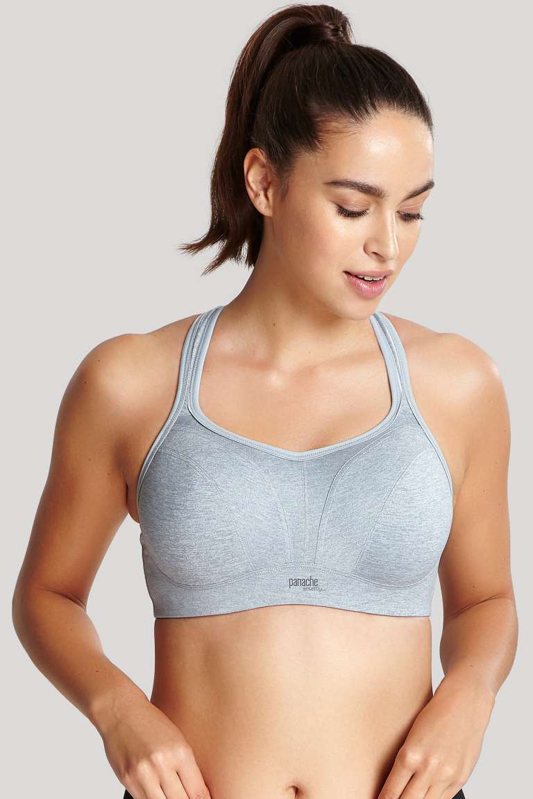 Highest-Impact Sports Bra | Grey Marl