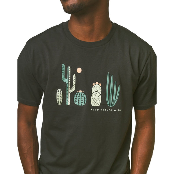 Cactus Friends Unisex Tee | Coal