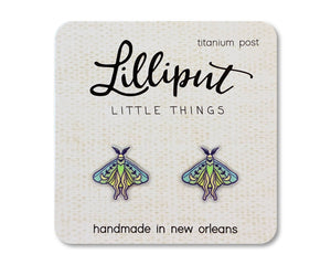 Luna Moth Earrings