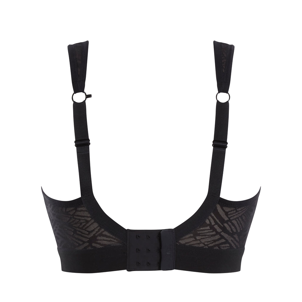 Nonwired Sports Bra | Black/Latte