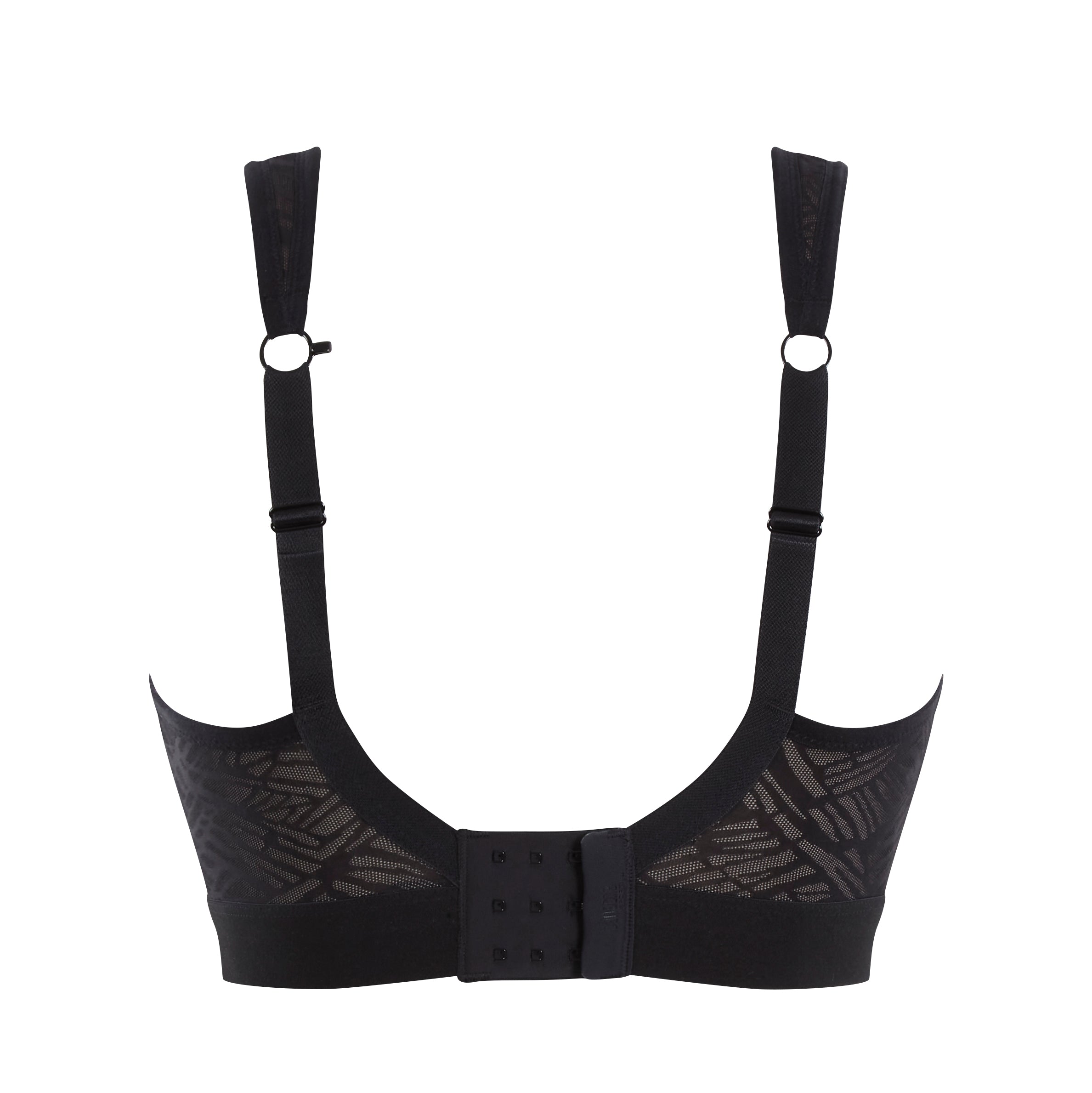 Nonwired Sports Bra | Black/Latte