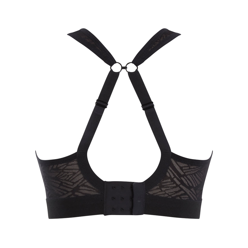 Nonwired Sports Bra | Black/Latte