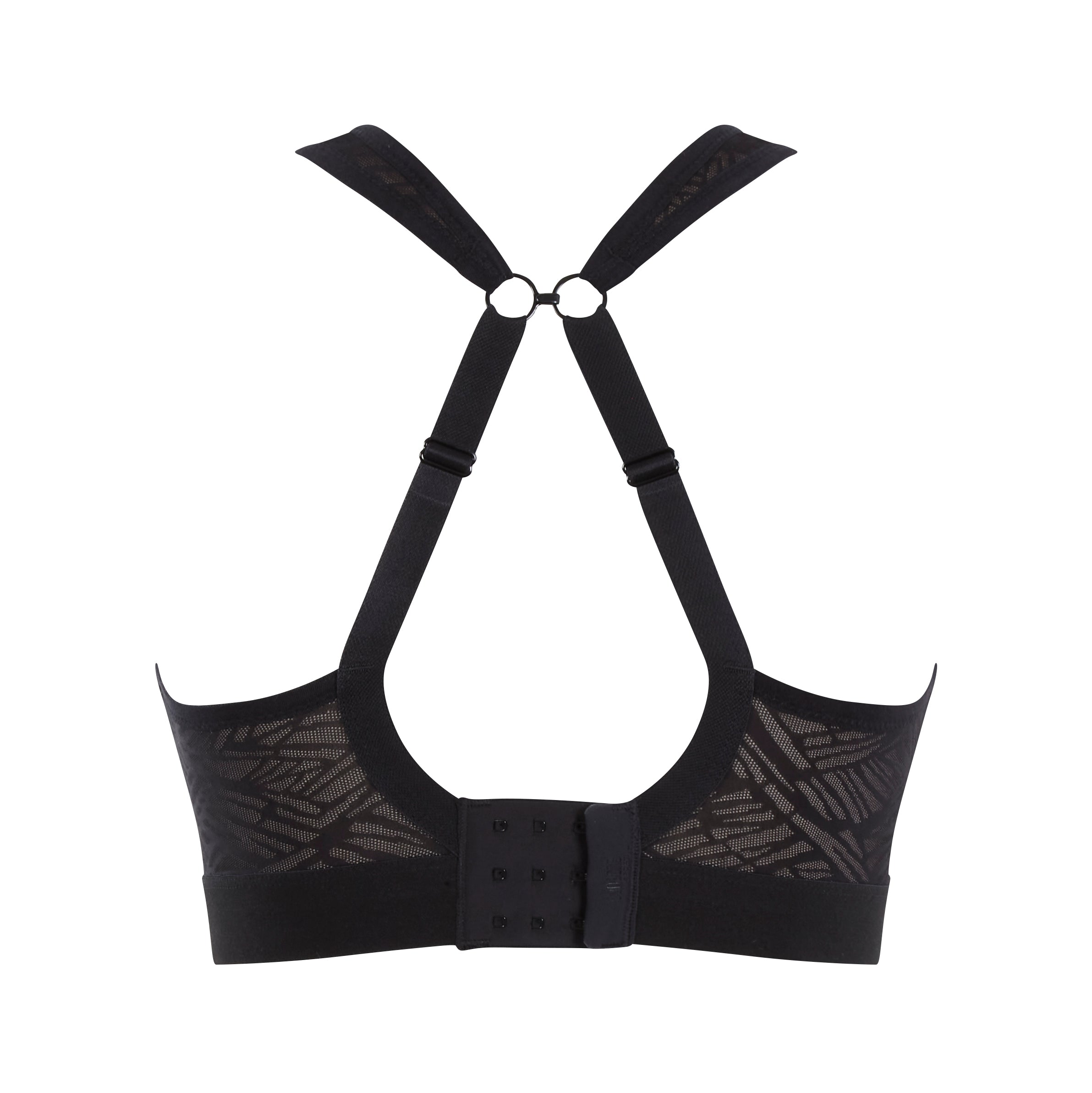 Nonwired Sports Bra | Black/Latte