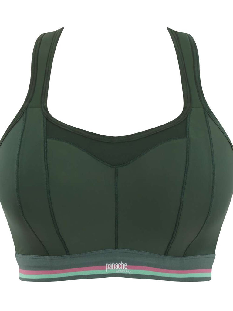 Nonwired Racer Sports Bra  Forest Green – Lively Athletics