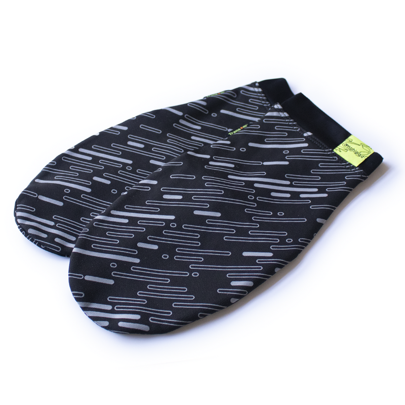 Reflective Convertible Run Gloves | Night Sky