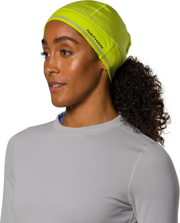 HyperNight Ponytail Beanie | Hi-Viz Yellow