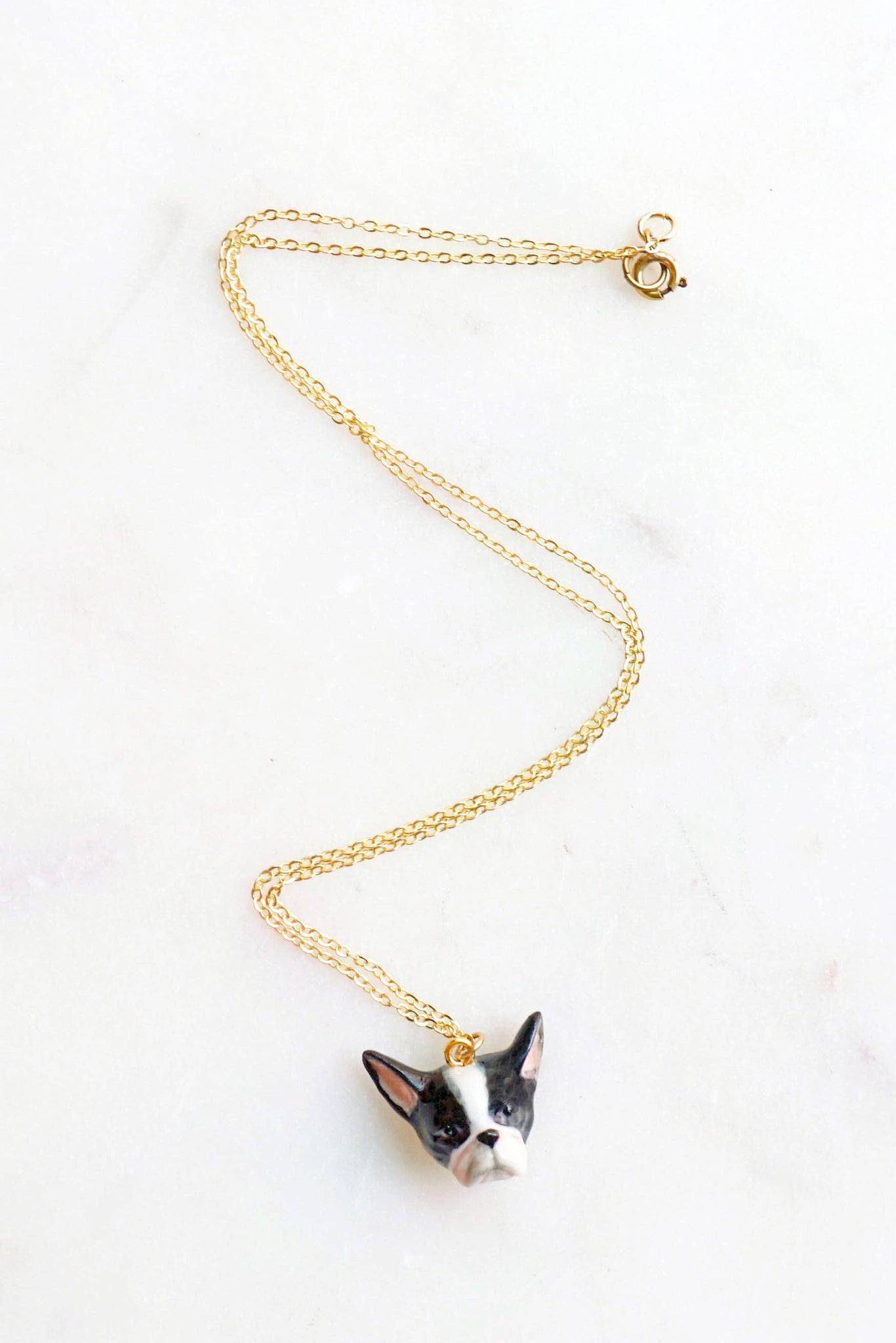 Tiny French BullDog Necklace