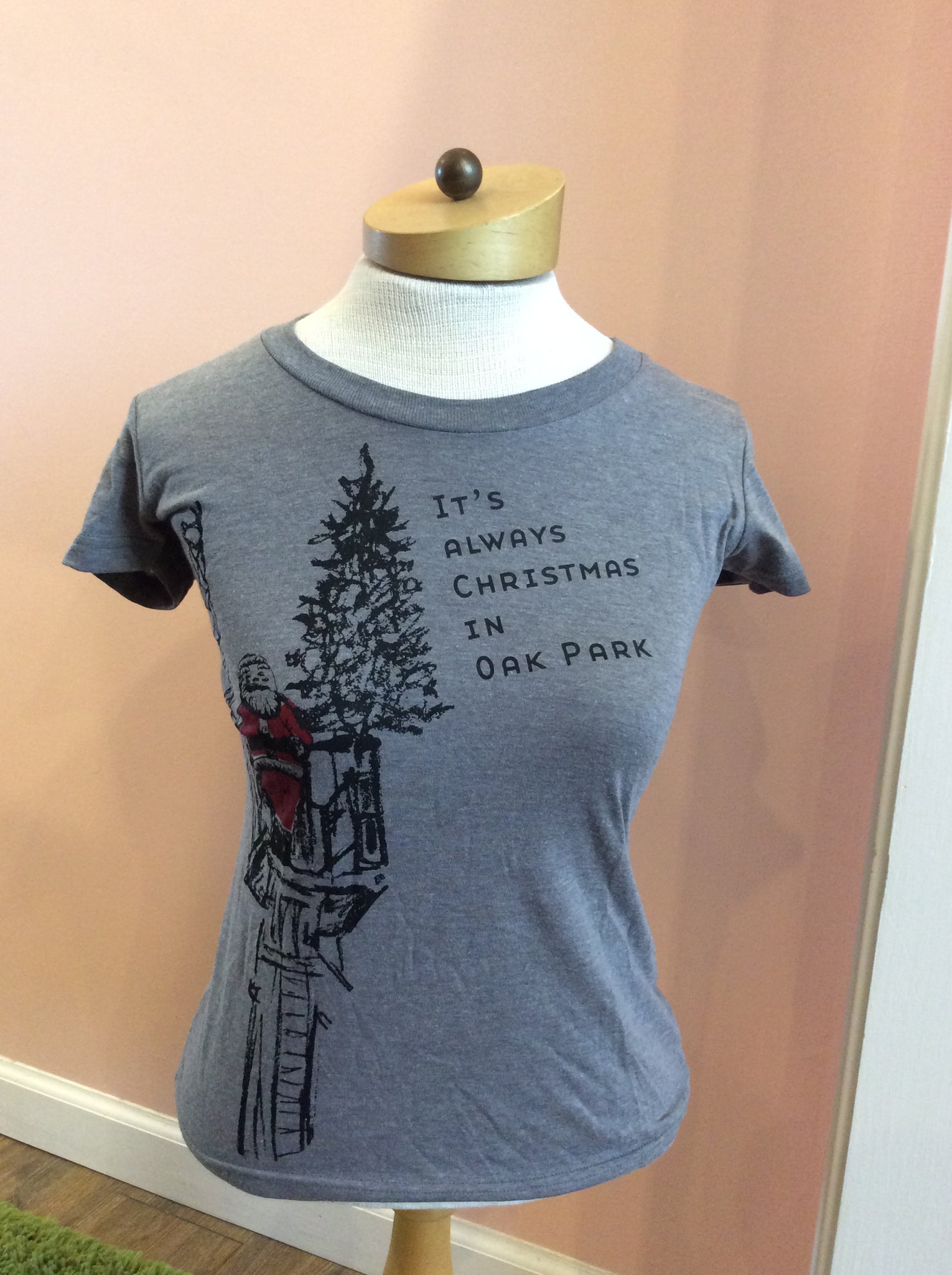 Christmas in Oak Park- Toddler/Youth Tee | Heather Gray