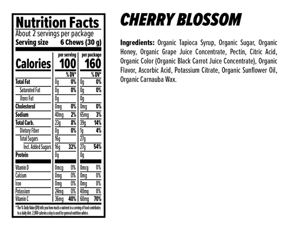 Energy Chews | Cherry Blossom
