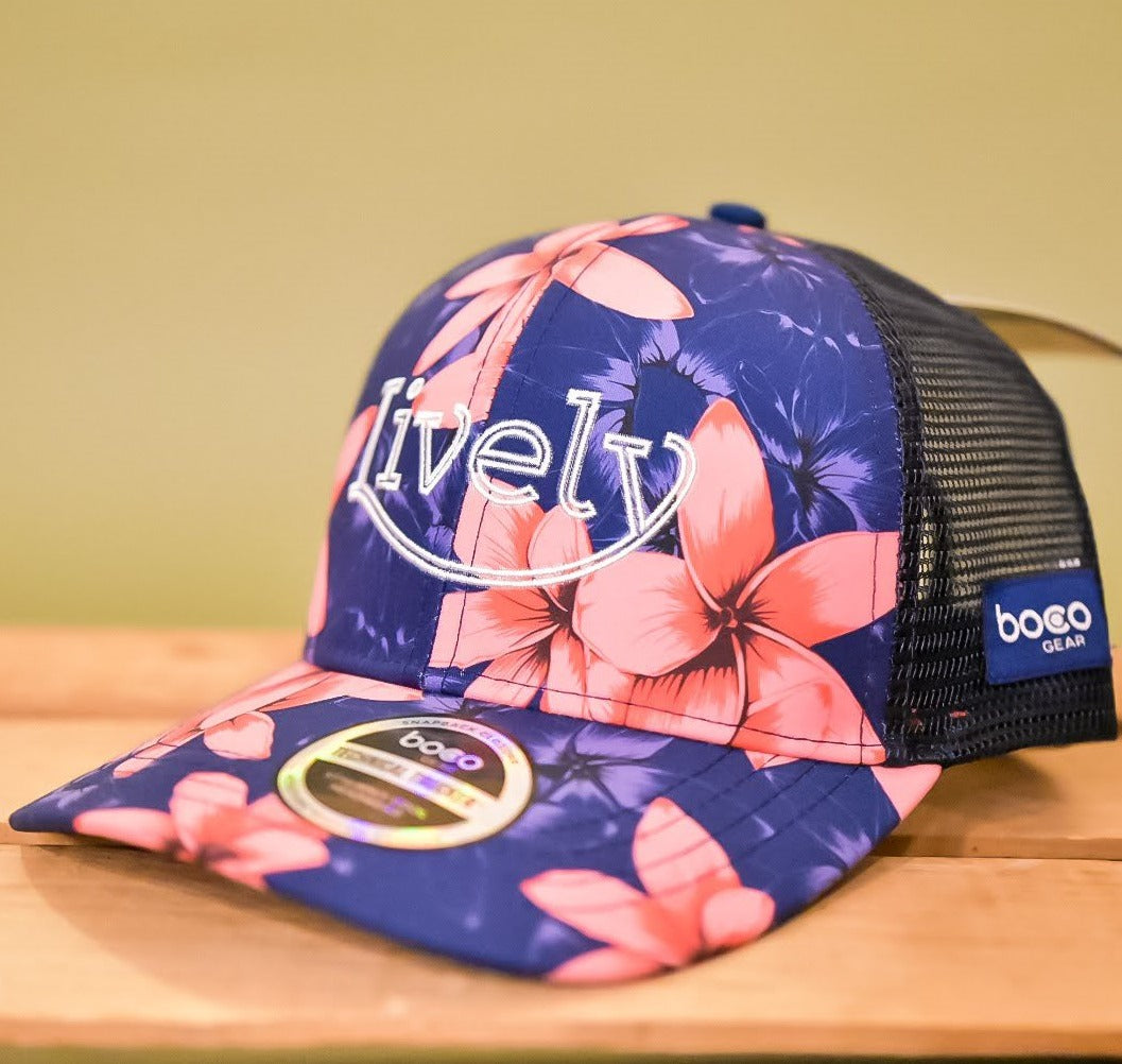 Lively Tech Trucker | Hibiscus