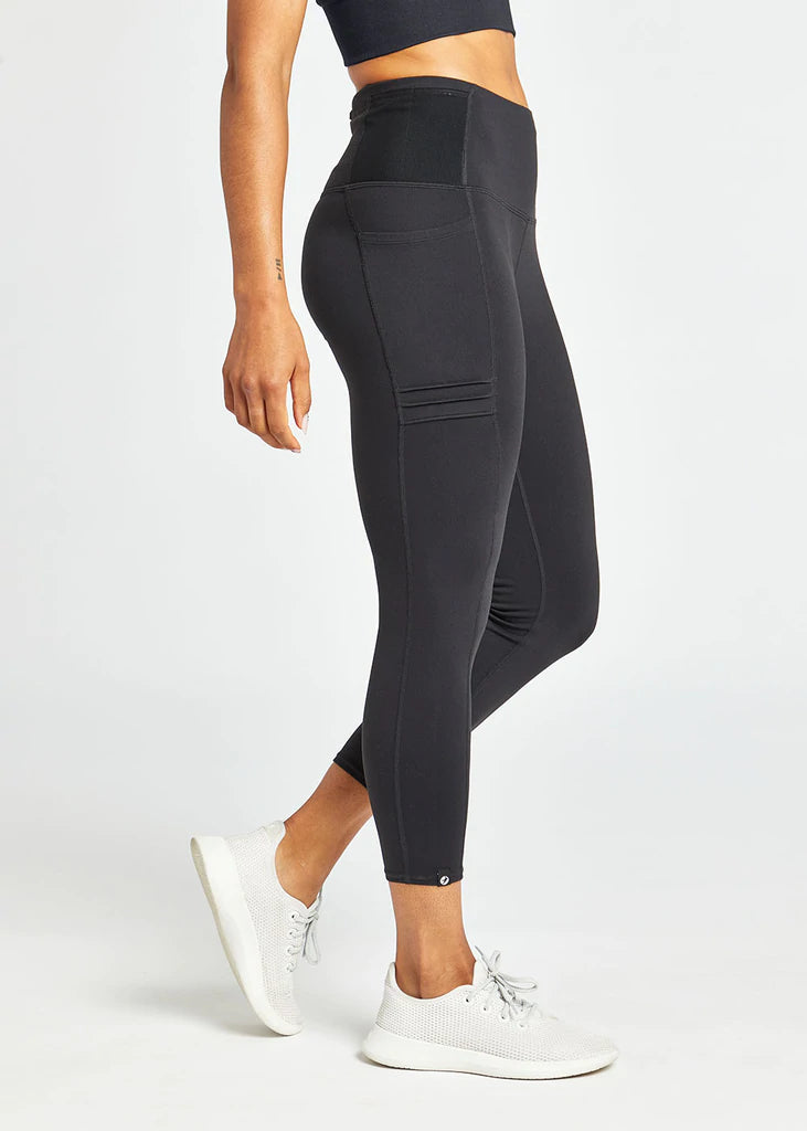 Women's Pocket Jogger 3/4 Tights | Black